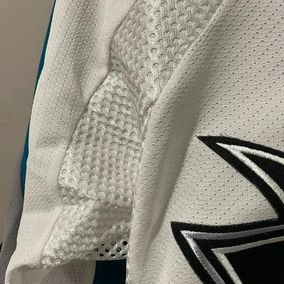 San Jose Sharks CCM Air Knit Hockey Jersey - Picture 4 of 6